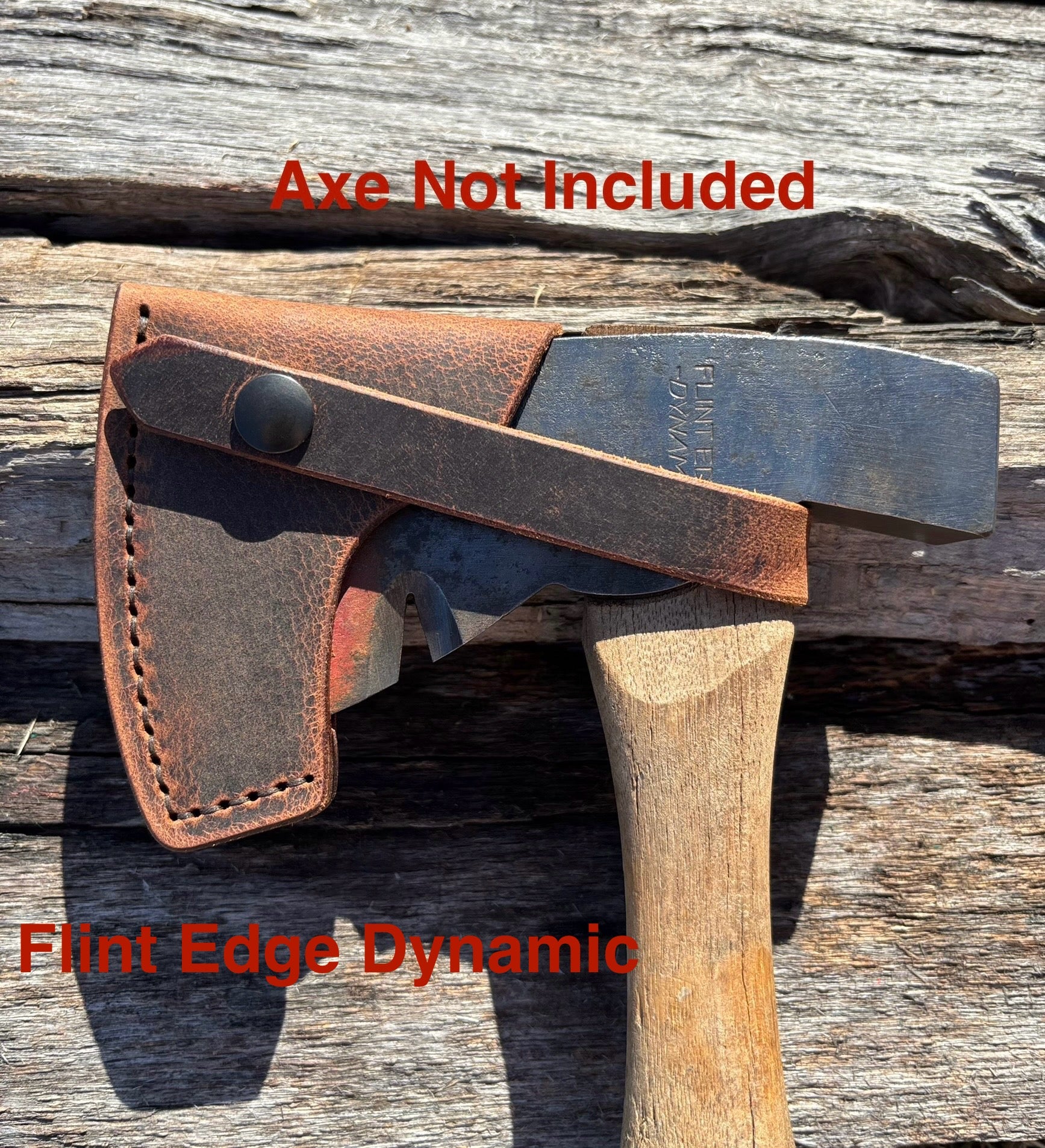 True Temper Axe Hatchet Buffalo Leather Sheath Mask (Axe Not Included) Models (Tomahawk, Tommy Axe, Woodsman Hudson Bay, Dynamic)