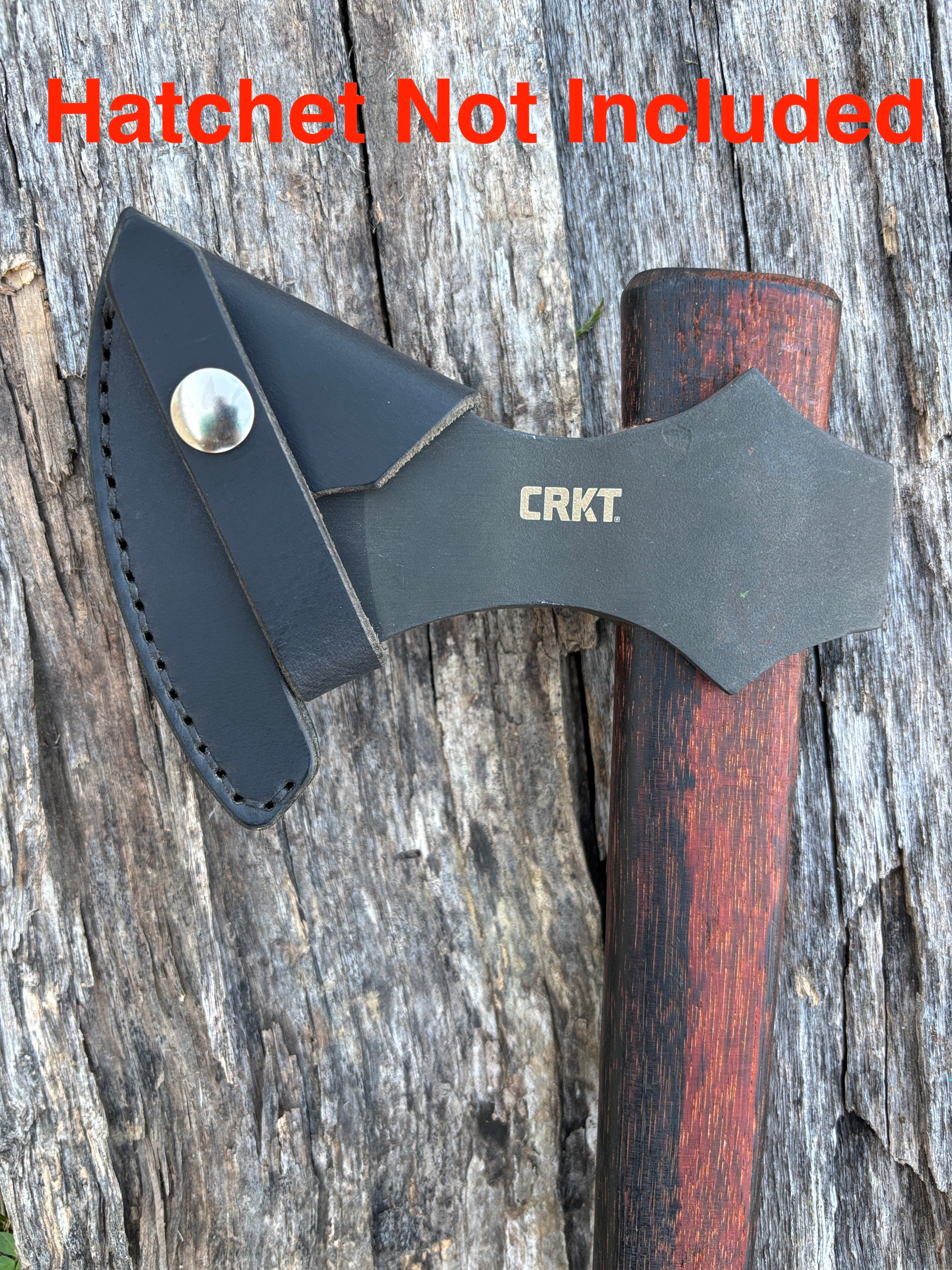Handmade Leather Sheath For CRKT Columbia River Knife & Tool Tomahawk & Axe Models (Woods Nobo, Woods Chogan, Freyr, Birler, Pack Axe, Chogan Hatchet, Ruger Black Powder Hatchet, Chogan Hammer,Freya, Ode)