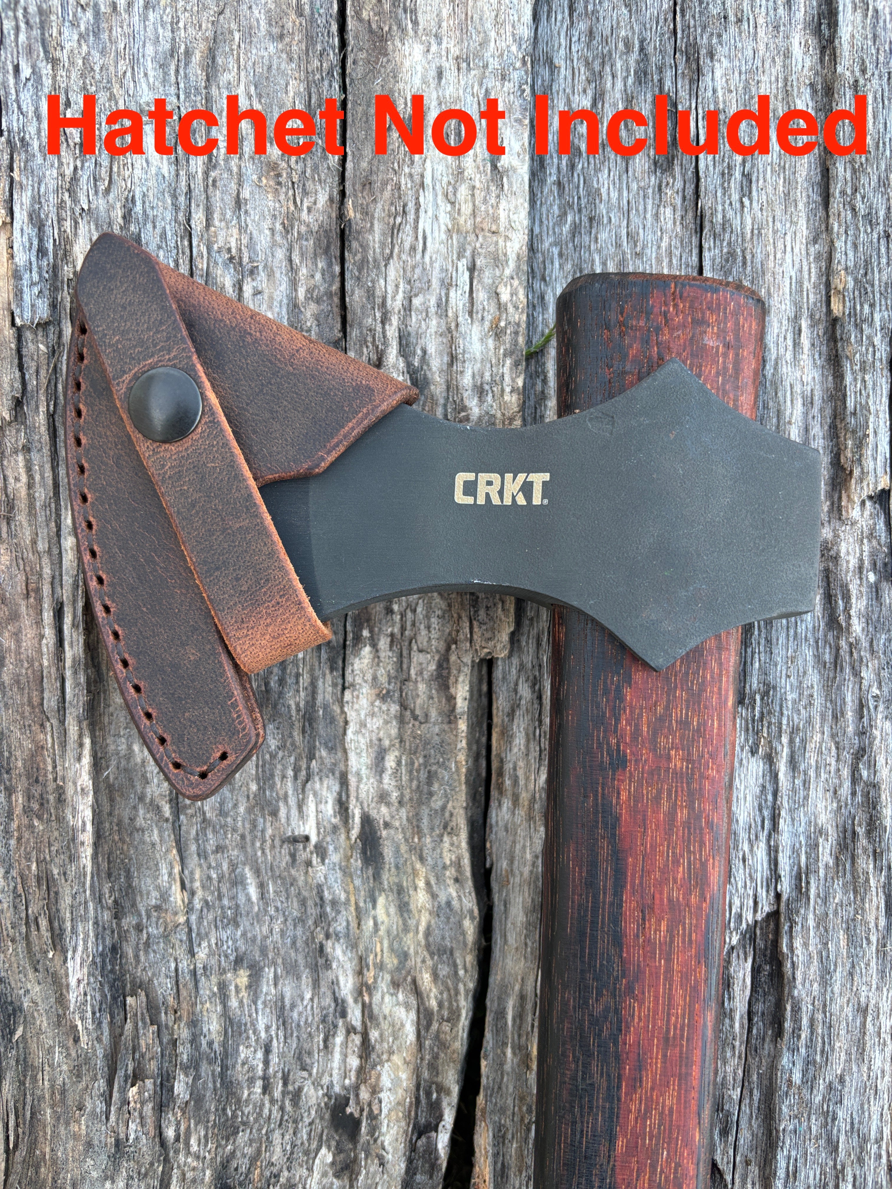 Handmade Leather Sheath For CRKT Columbia River Knife & Tool Tomahawk & Axe Models (Woods Nobo, Woods Chogan, Freyr, Birler, Pack Axe, Chogan Hatchet, Ruger Black Powder Hatchet, Chogan Hammer,Freya, Ode)