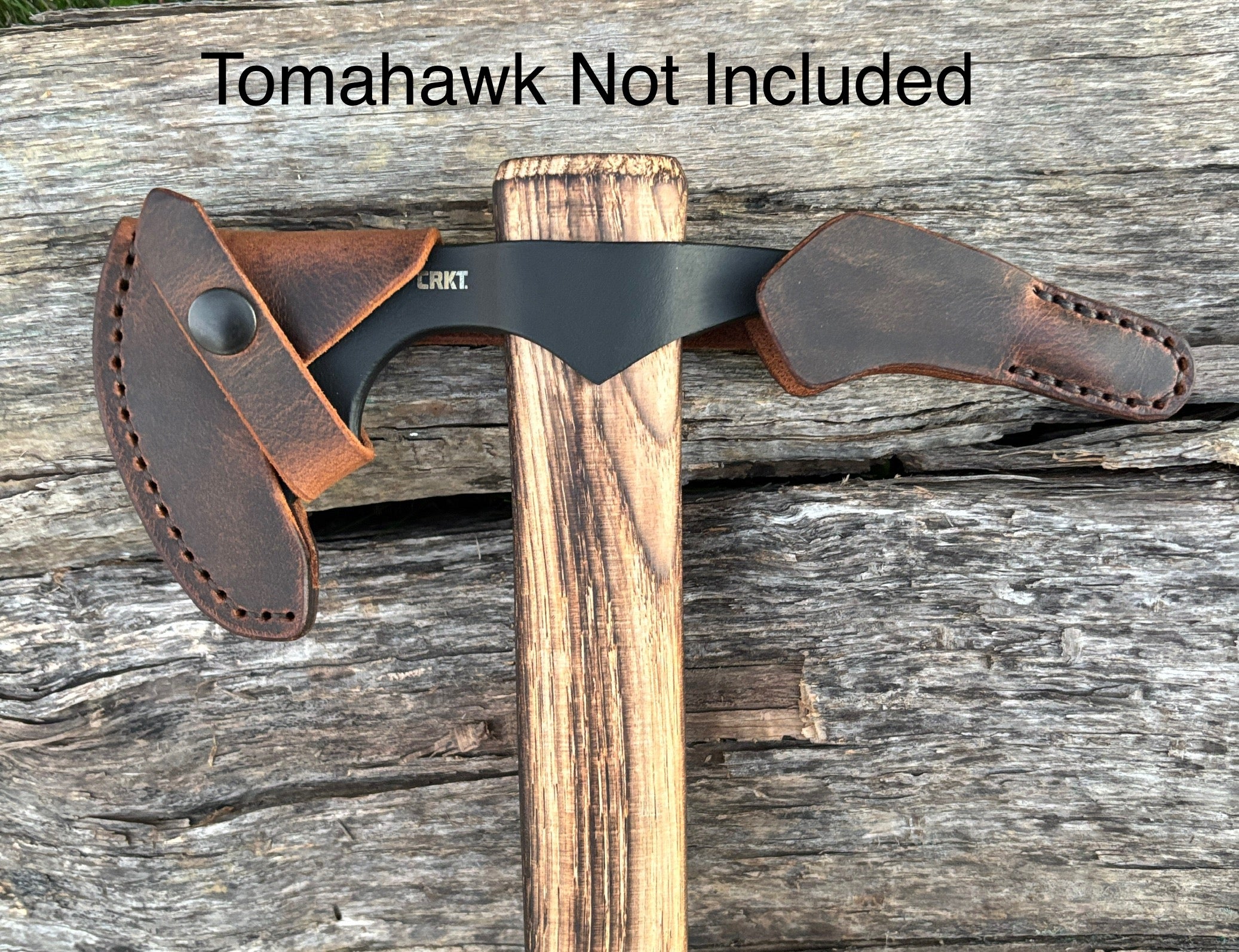 Handmade Leather Sheath For CRKT Columbia River Knife & Tool Tomahawk & Axe Models (Woods Nobo, Woods Chogan, Freyr, Birler, Pack Axe, Chogan Hatchet, Ruger Black Powder Hatchet, Chogan Hammer,Freya, Ode)
