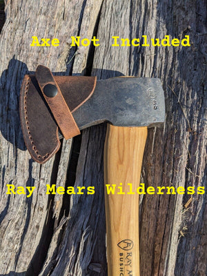 Gransfors Bruk Axe Hatchet Buffalo Leather Sheath Mask (Axe NOT Included) Models (Small Forest Axe, Hunter's Axe, Scandinavian Forest Axe, Outdoor Axe, Wildlife Hatchet)