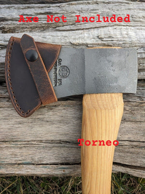 Handmade Leather Sheath For Swedish Hults Bruk Axe Hatchet Bushcraft (Almike, Akka, Aneby, Atran, Agdor 15, Agdor 28, Agdor 32 Yankee, Bjork, Jonaker, Kisa, Salen, Tarnaby, Torneo)