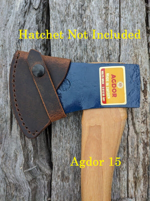 Handmade Leather Sheath For Swedish Hults Bruk Axe Hatchet Bushcraft (Almike, Akka, Aneby, Atran, Agdor 15, Agdor 28, Bjork, Jonaker, Kisa, Salen, Tarnaby, Torneo)