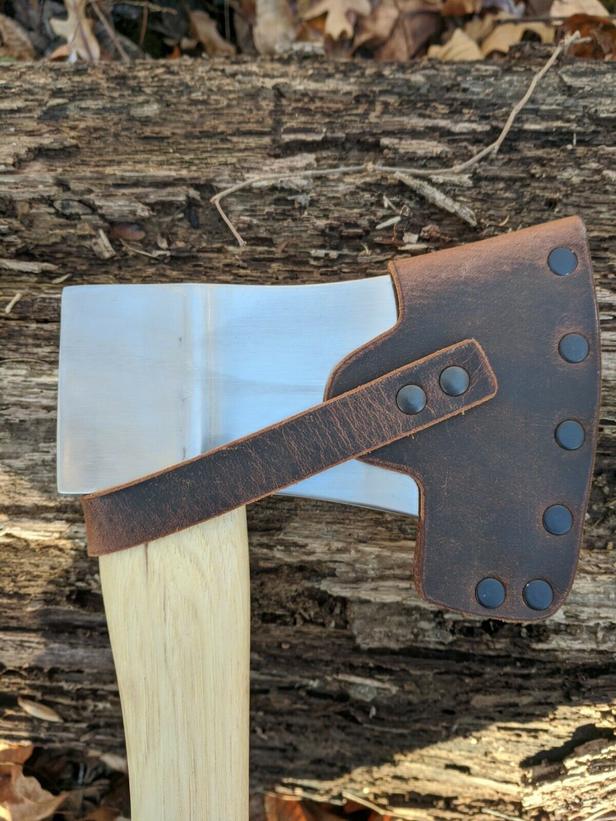 World Axe Throwing League WATL Leather Axe Sheaths - (Commander, The Bad Axe)