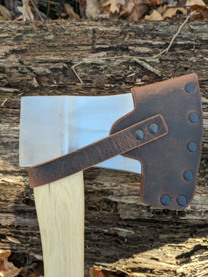 World Axe Throwing League WATL Leather Axe Sheaths - (Commander, The Bad Axe)