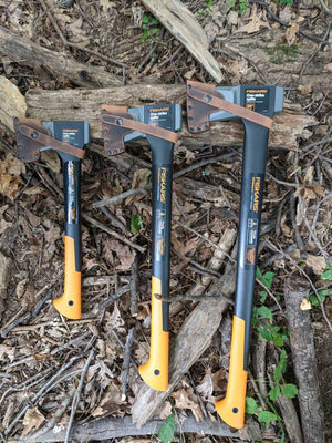 Fiskars X-Series Splitting Axe Hatchet Buffalo Leather Sheath Mask (Axe NOT Included) Fully Gusseted (X5, X7, X10 X11, X15, X17, X25, X27, 36" Super Splitter, IsoCore 8lb Maul, 375581-1001, 375591-1001)