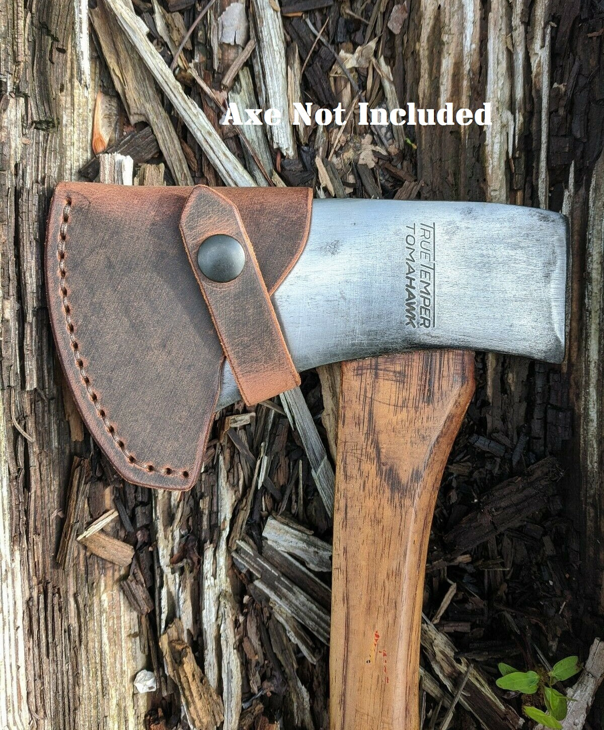 True Temper Axe Hatchet Buffalo Leather Sheath Mask (Axe Not Included) Models (Tomahawk, Tommy Axe, Woodsman Hudson Bay, Dynamic)