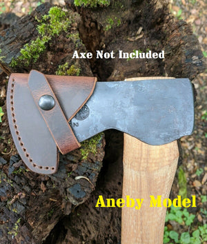 Handmade Leather Sheath For Swedish Hults Bruk Axe Hatchet Bushcraft (Almike, Akka, Aneby, Atran, Agdor 15, Agdor 28, Bjork, Jonaker, Kisa, Salen, Tarnaby, Torneo)