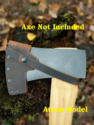 Handmade Leather Sheath For Swedish Hults Bruk Axe Hatchet Bushcraft (Almike, Akka, Aneby, Atran, Agdor 15, Agdor 28, Bjork, Jonaker, Kisa, Salen, Tarnaby, Torneo)