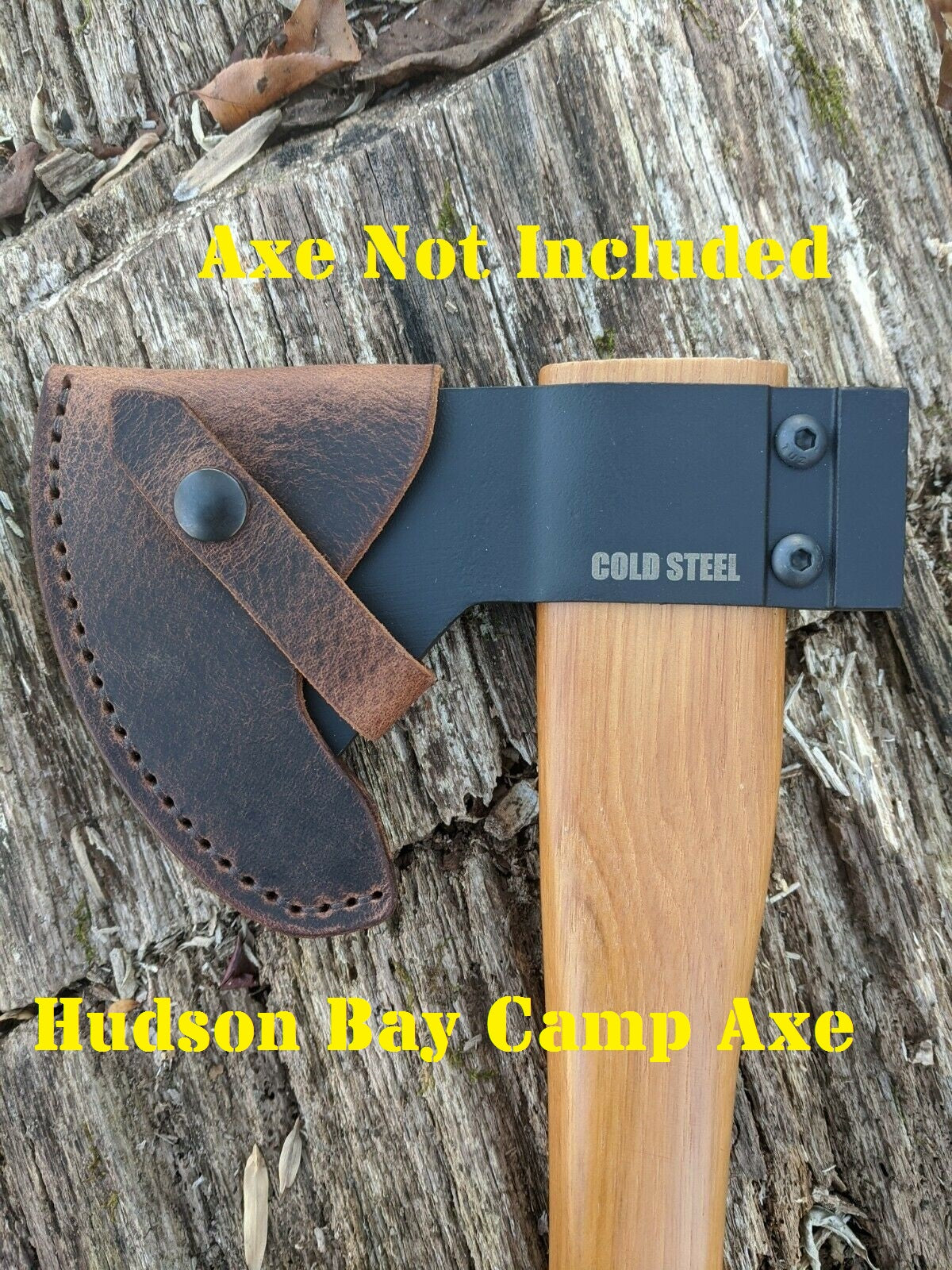 Handmade Leather Sheath For Cold Steel Tomahawk & Axe Models (Trail Hawk, Pipe Hawk, Frontier Hawk, Rifleman's Hawk, Hudson Bay Tomahawk, Trail Boss, Hudson Bay Camp Axe, Axe Gang Hatchet, 12.5" Hudson Bay Hatchet, Competition Thrower)