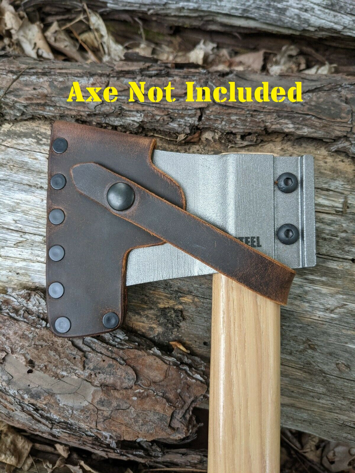 Handmade Leather Sheath For Cold Steel Tomahawk & Axe Models (Trail Hawk, Pipe Hawk, Frontier Hawk, Rifleman's Hawk, Hudson Bay Tomahawk, Trail Boss, Hudson Bay Camp Axe, Axe Gang Hatchet, 12.5" Hudson Bay Hatchet, Competition Thrower)