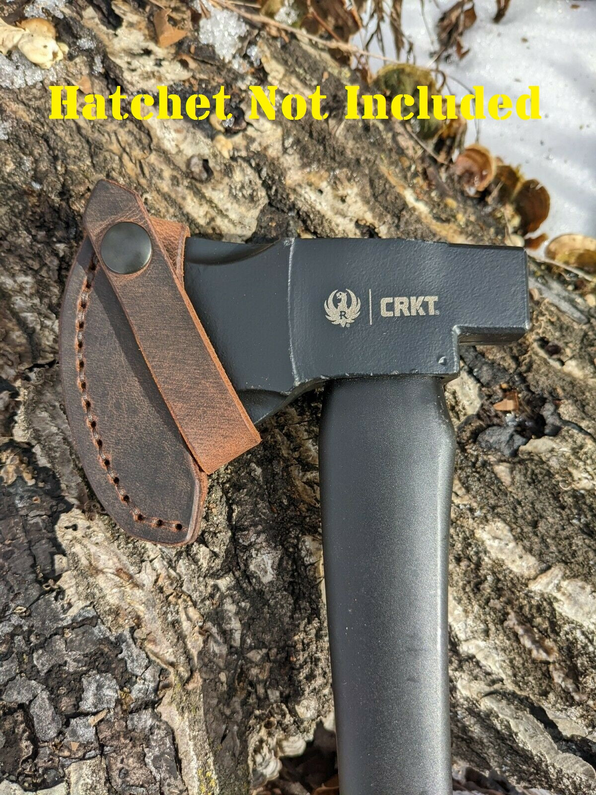 Handmade Leather Sheath For CRKT Columbia River Knife & Tool Tomahawk & Axe Models (Woods Nobo, Woods Chogan, Freyr, Birler, Pack Axe, Chogan Hatchet, Ruger Black Powder Hatchet, Chogan Hammer)