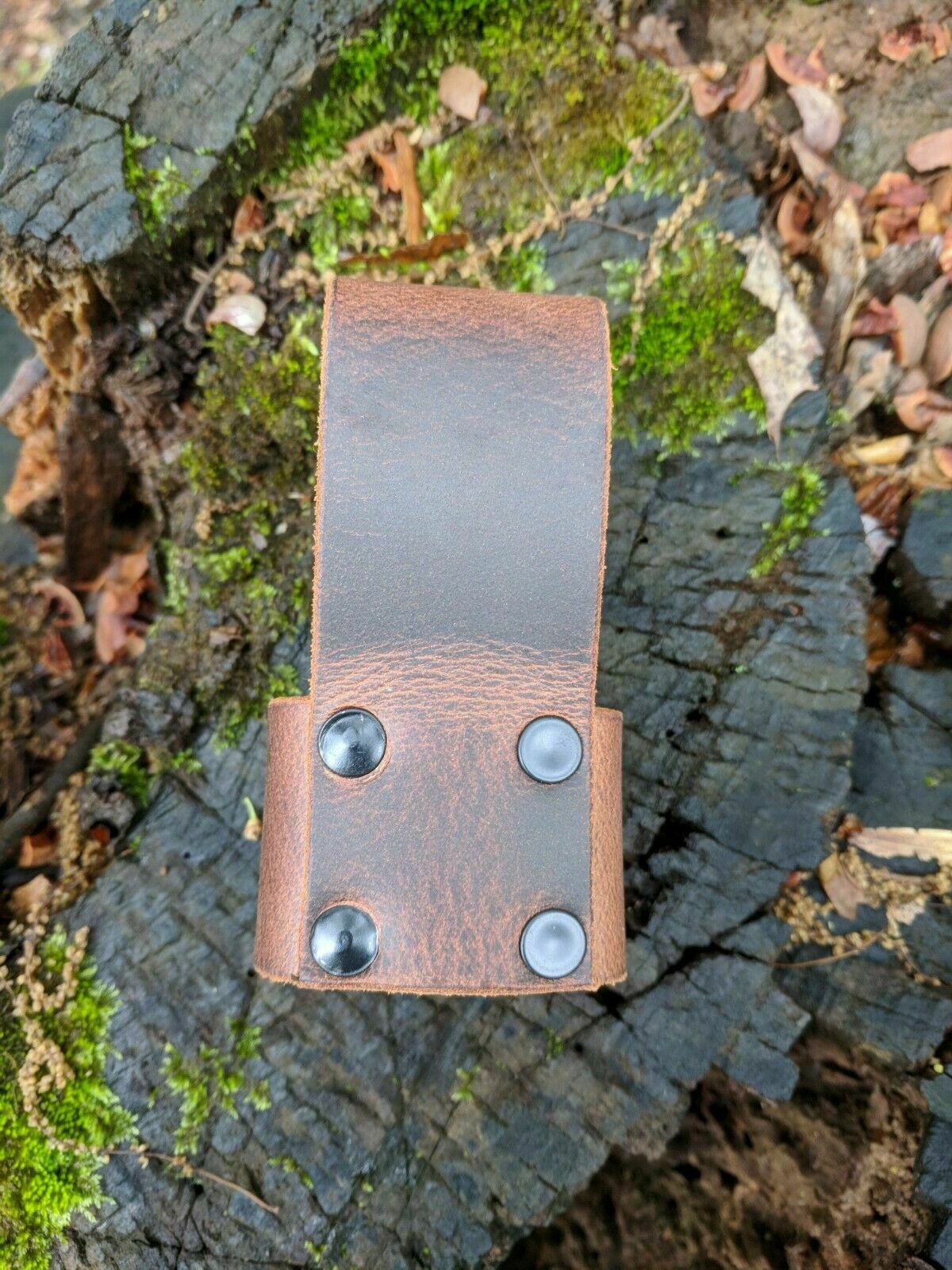 Leather Belt Carry Holster CRKT Woods Chogan T-Hawk, Kangee T-Hawk, Nobo T-Hawk, Cold Steel Hawk - Medium