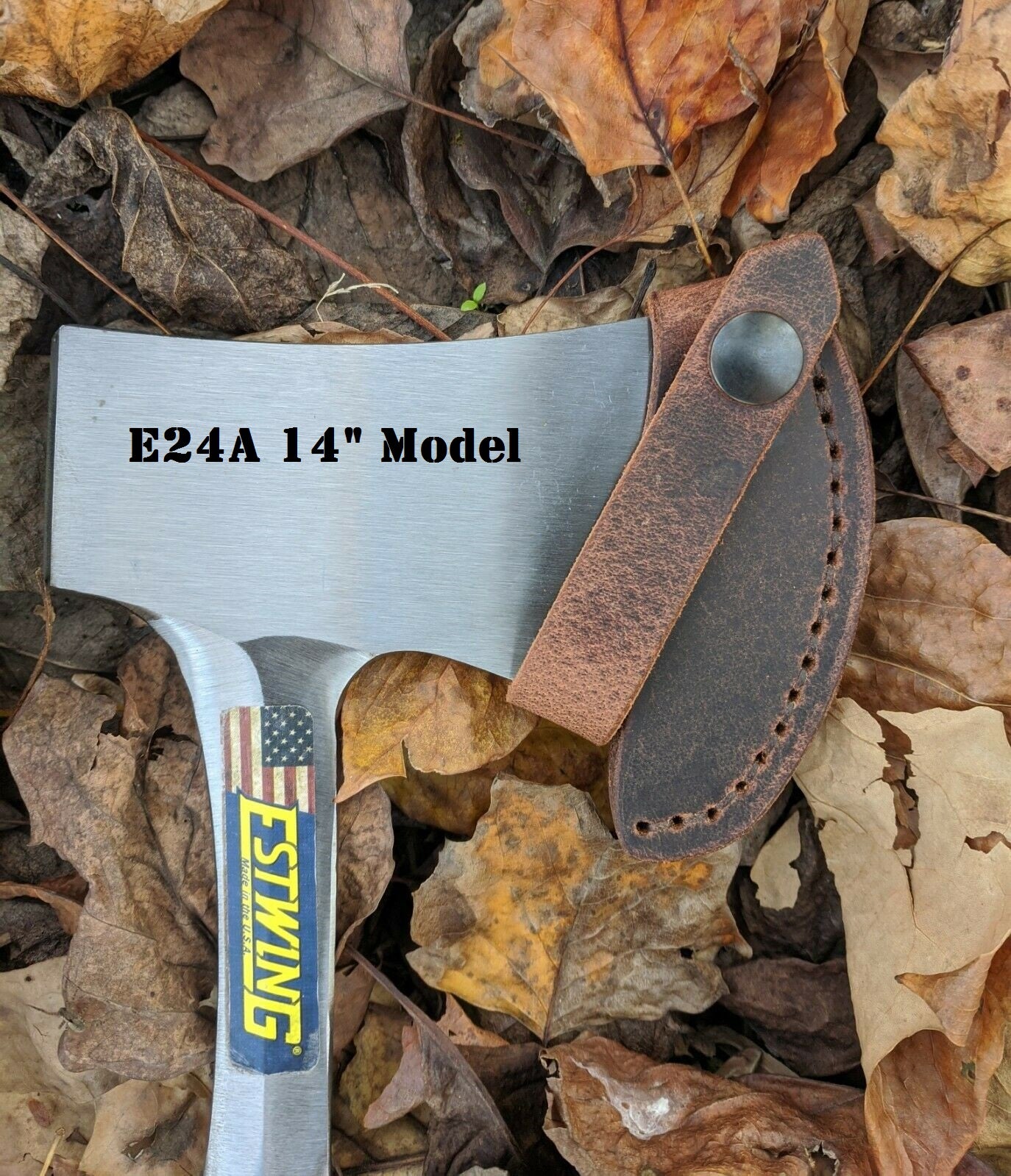 Handmade Leather Sheath For Estwing Hatchet & Axe Models (12" Sportsman, 14" Sportsman, 16" Campers Axe, 26" Campers Axe, Fireside Friend Maul, Camper's Axe Stake Puller)