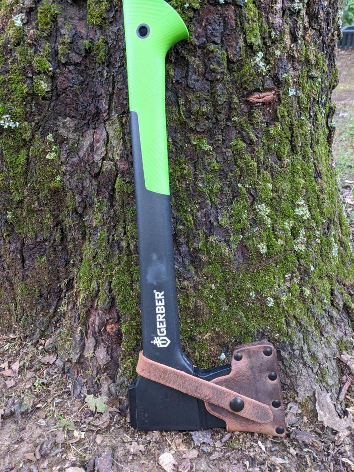 Handmade Leather Sheath For Gerber Freescape Gator Axe Hatchet Bushcraft (17.5", 23.5", Gator Knife Combo, Gator Saw Combo, 36" Power Splitting Axe, Bushcraft Axe)