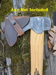 Gransfors Bruk Axe Hatchet Buffalo Leather Sheath Mask (Axe NOT Included) Models (Small Forest Axe, Hunter's Axe, Scandinavian Forest Axe, Outdoor Axe, Wildlife Hatchet)