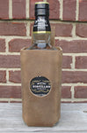 Handmade Leather Whiskey Bottle Holder 750ml Hand Riveted Jack Daniel's