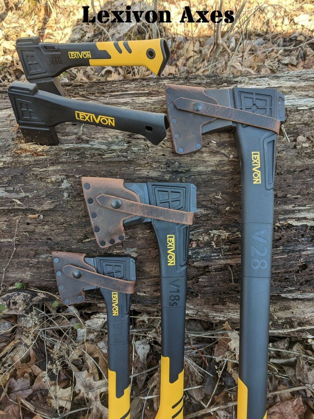 Lexivon Splitting Axe Hatchet Buffalo Leather Sheath Mask (Axe NOT Included) Fully Gusseted (V9, V10, V14, V18, V18s, V28, V28s)