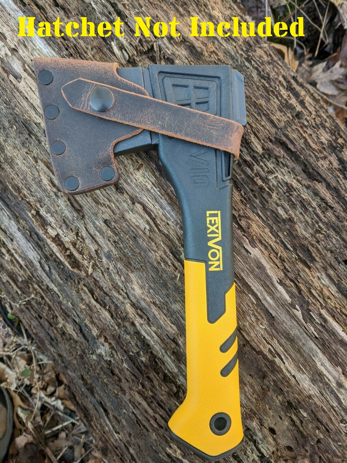 Lexivon Splitting Axe Hatchet Buffalo Leather Sheath Mask (Axe NOT Included) Fully Gusseted (V9, V10, V14, V18, V18s, V28, V28s)