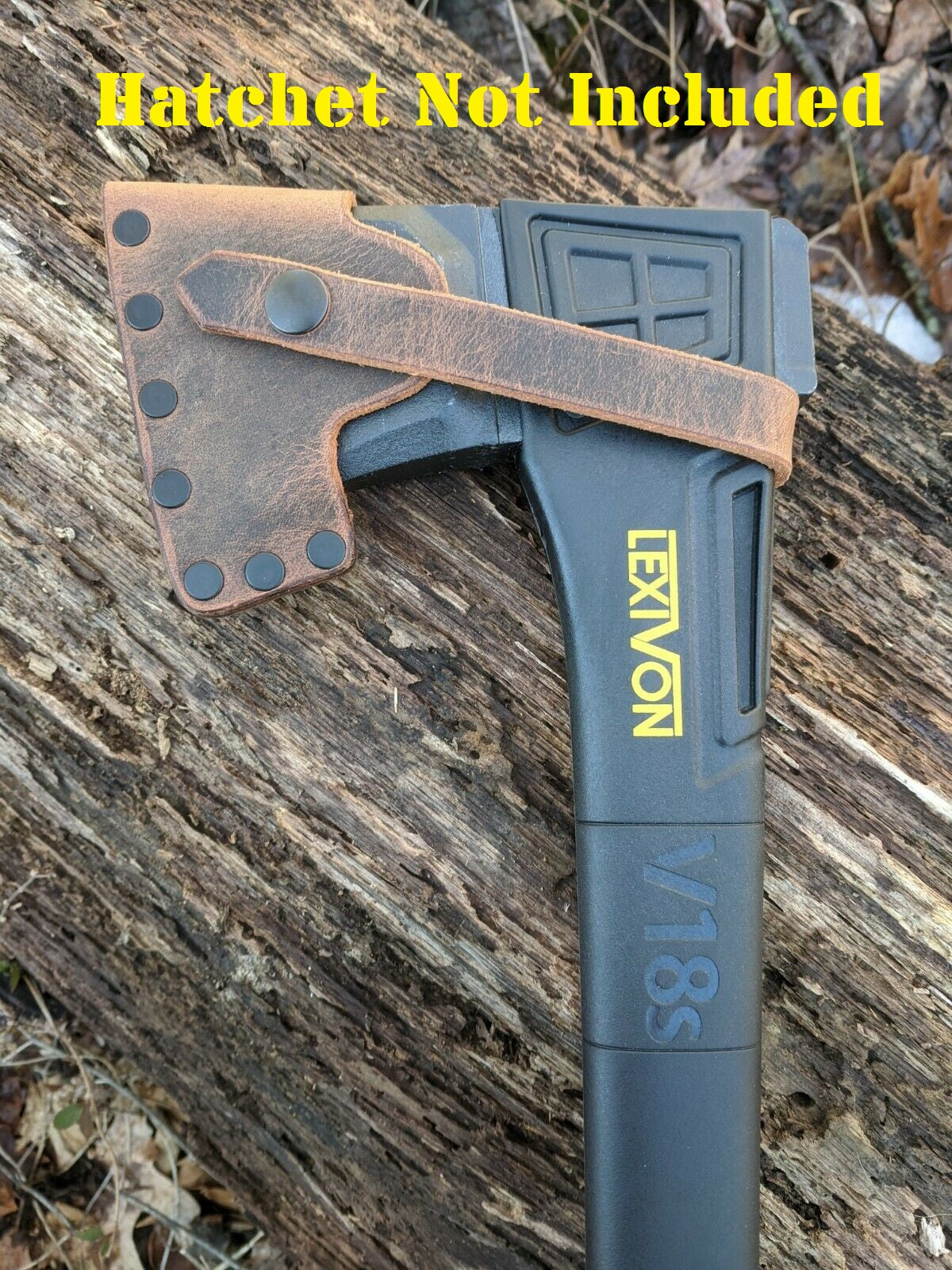 Lexivon Splitting Axe Hatchet Buffalo Leather Sheath Mask (Axe NOT Included) Fully Gusseted (V9, V10, V14, V18, V18s, V28, V28s)