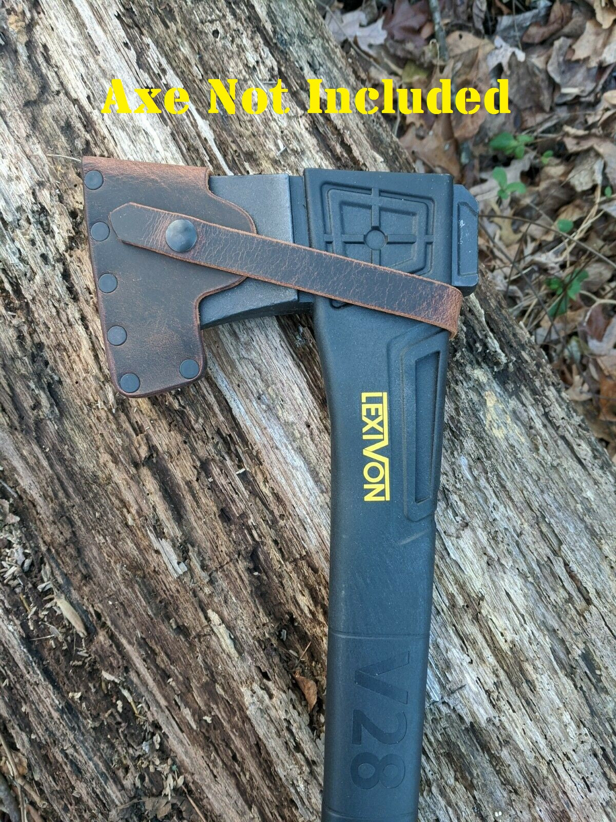 Lexivon Splitting Axe Hatchet Buffalo Leather Sheath Mask (Axe NOT Included) Fully Gusseted (V9, V10, V14, V18, V18s, V28, V28s)