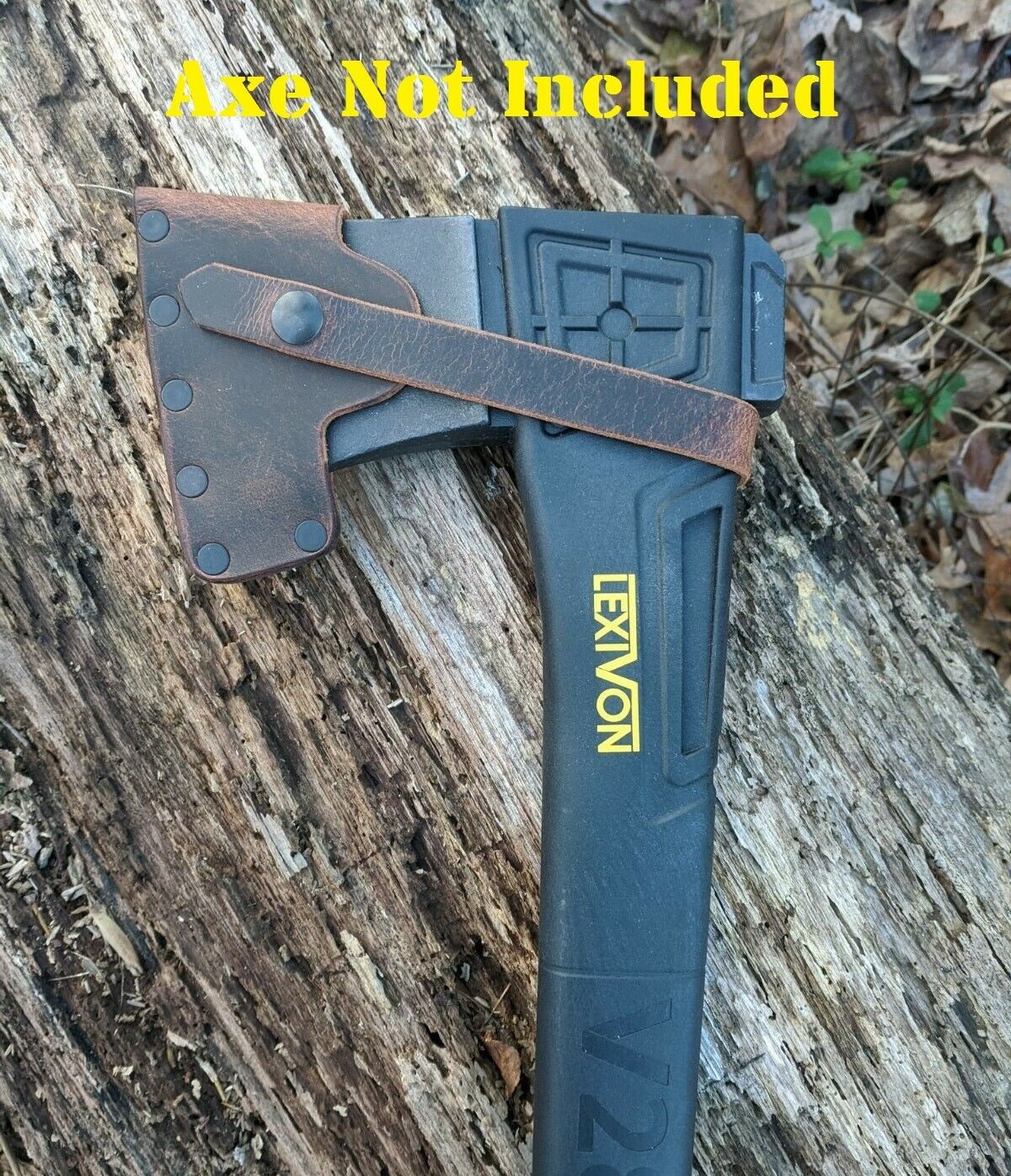 Lexivon Splitting Axe Hatchet Buffalo Leather Sheath Mask (Axe NOT Included) Fully Gusseted (V9, V10, V14, V18, V18s, V28, V28s)