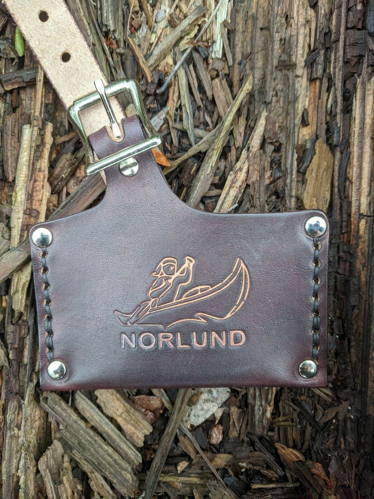 Reproduction Leather Sheath For The Norlund Voyageur Hudson Bay Hatchet