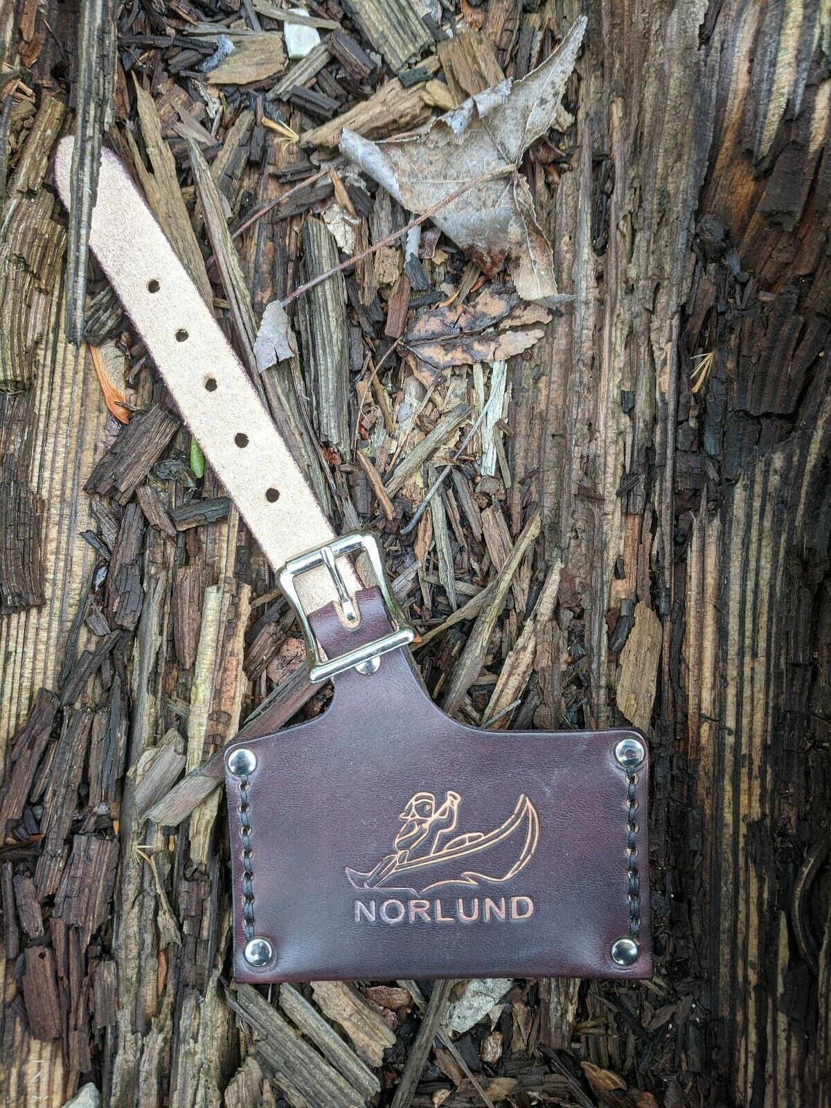 Reproduction Leather Sheath For The Norlund Voyageur Hudson Bay Hatchet