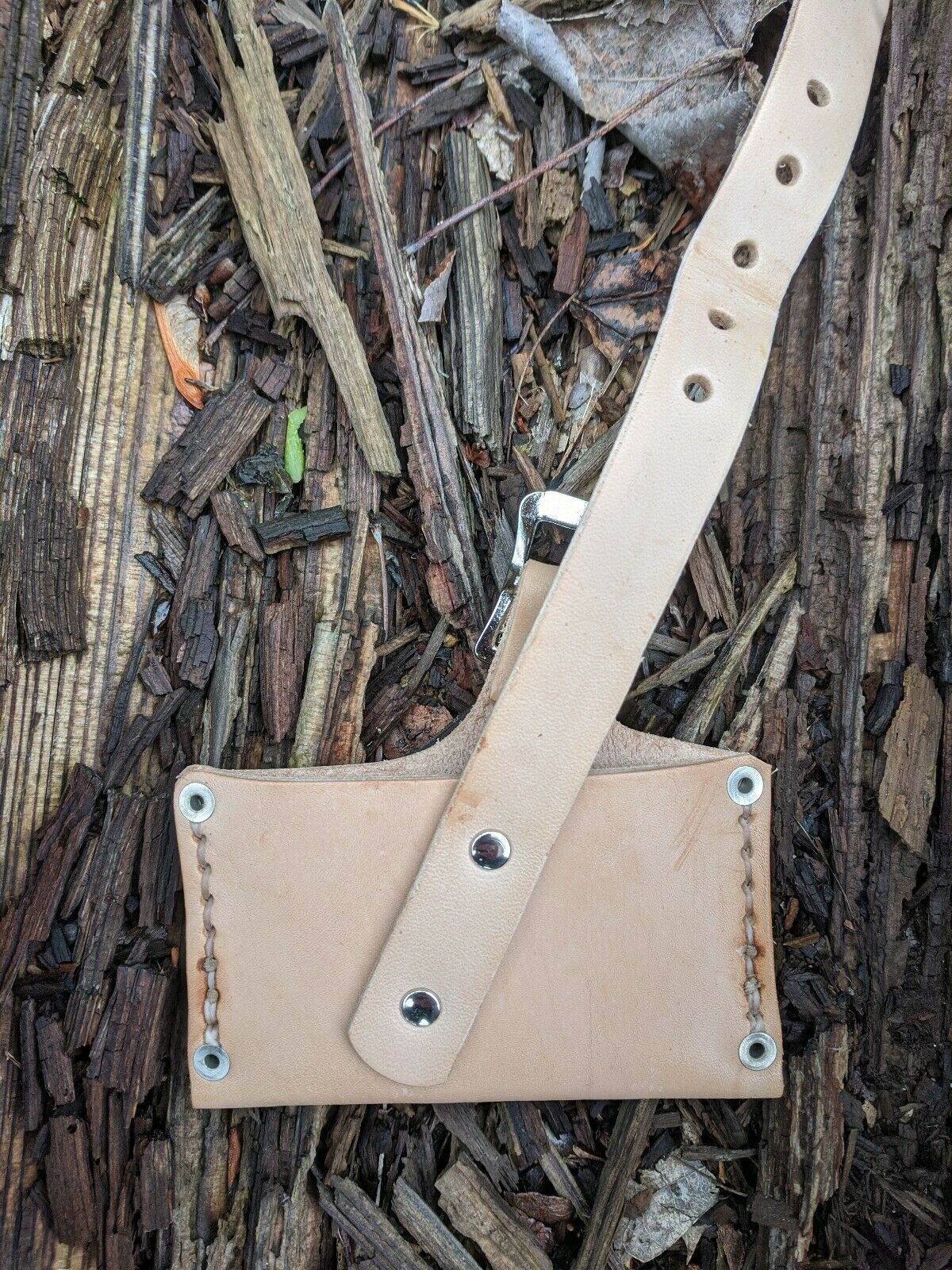 Reproduction Leather Sheath For The Norlund Voyageur Hudson Bay Hatchet