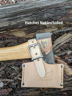 Reproduction Leather Sheath For The Norlund Voyageur Hudson Bay Hatchet