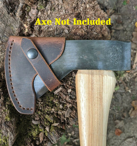 Snow & Nealley Camping Axe Leather Sheath Mask (Axe Not Included) Hudson Bay - 3.5lb Single Bit - Penobscot Bay