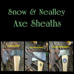 Snow & Nealley Camping Axe Leather Sheath Mask (Axe Not Included) Hudson Bay - 3.5lb Single Bit - Penobscot Bay