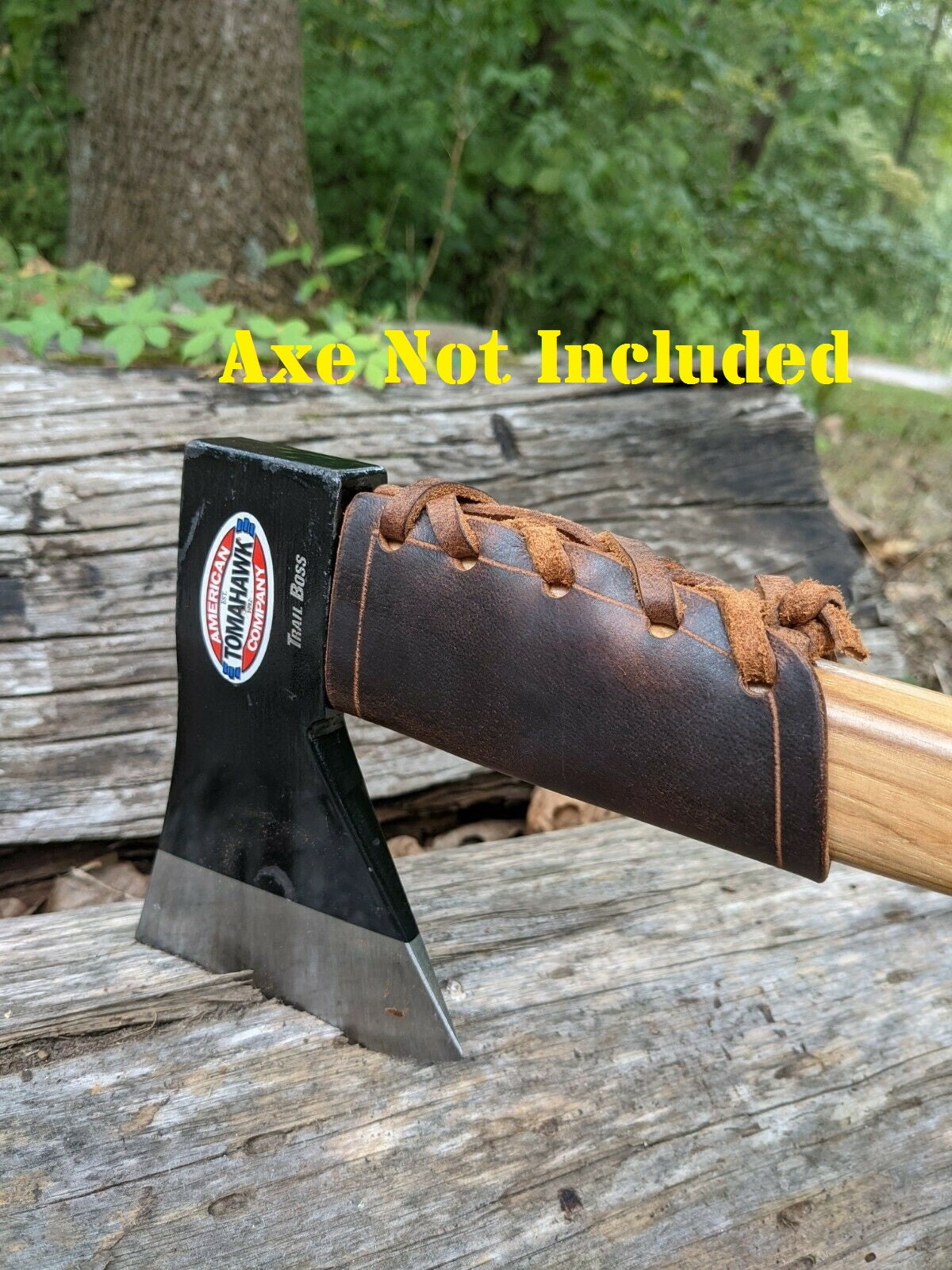 Handmade Leather Sheath For Cold Steel Tomahawk & Axe Models (Trail Hawk, Pipe Hawk, Frontier Hawk, Rifleman's Hawk, Hudson Bay Tomahawk, Trail Boss, Hudson Bay Camp Axe, Axe Gang Hatchet, 12.5" Hudson Bay Hatchet, Competition Thrower)